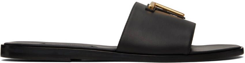 TOM FORD Black Hardware Slides - Picture 5