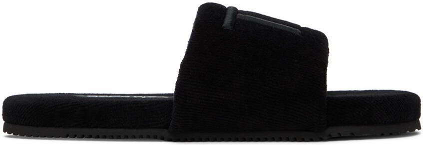 TOM FORD Black Harrison Slippers - Picture 5