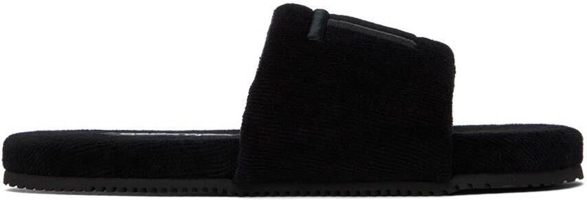 TOM FORD Black Harrison Slippers