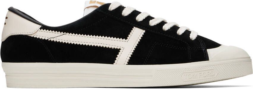 TOM FORD Black Jarvis Sneakers - Picture 5