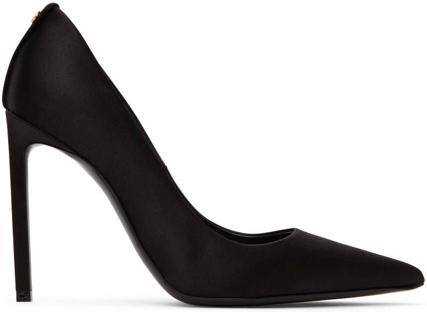 TOM FORD Black T Screw Pumps - Picture 5
