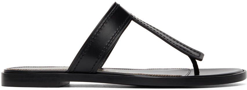 TOM FORD Black Thong Sandals - Picture 5