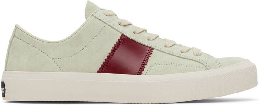 TOM FORD Off-White Cambridge Sneakers - Picture 5