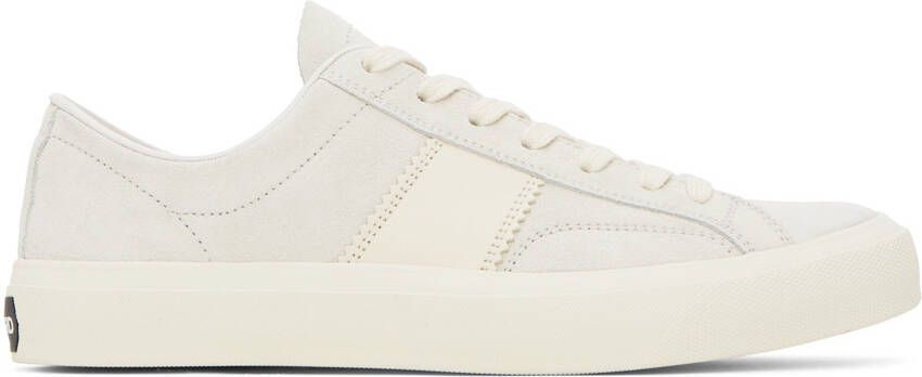 TOM FORD Off-White Cambridge Sneakers - Picture 5