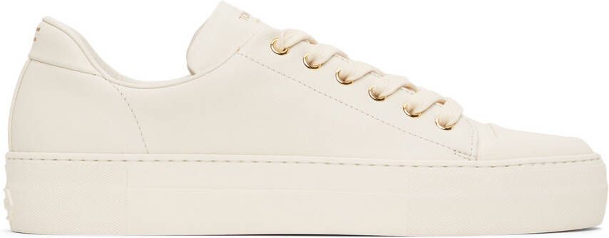 TOM FORD Off-White Grace Low-Top Sneakers