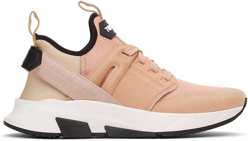 TOM FORD Pink Jago Sneakers - Picture 5
