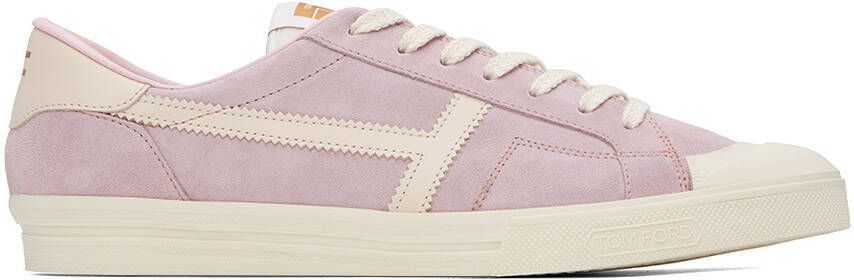 TOM FORD Pink Jarvis Sneakers - Picture 5
