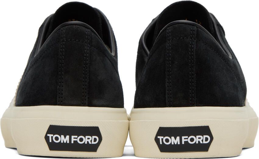 TOM FORD Black & Off-White Cambridge Sneakers