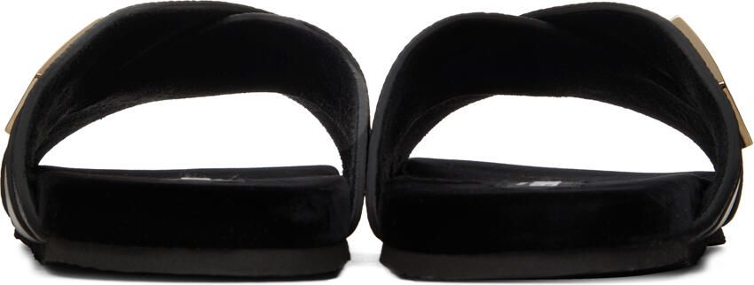 TOM FORD Black Butterfly Sandals - Picture 2