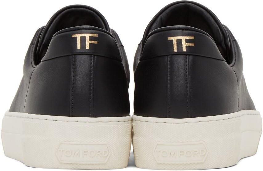 TOM FORD Black City Grace Low Sneakers - Picture 2