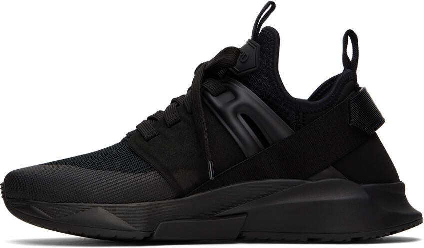 TOM FORD Black Jago Sneakers - Picture 3