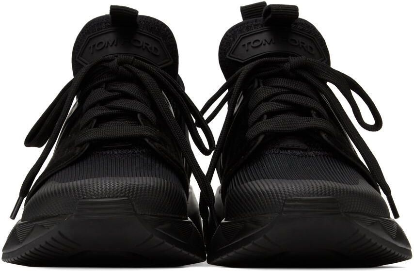 TOM FORD Black Jago Sneakers - Picture 3