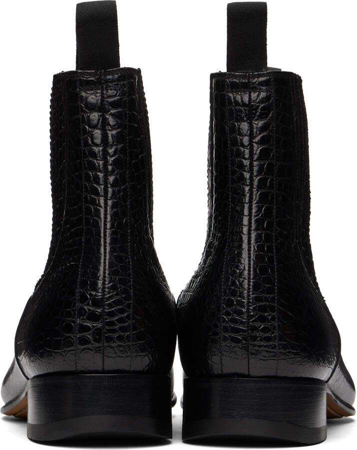 TOM FORD Black Kurt Chelsea Boots - Picture 2