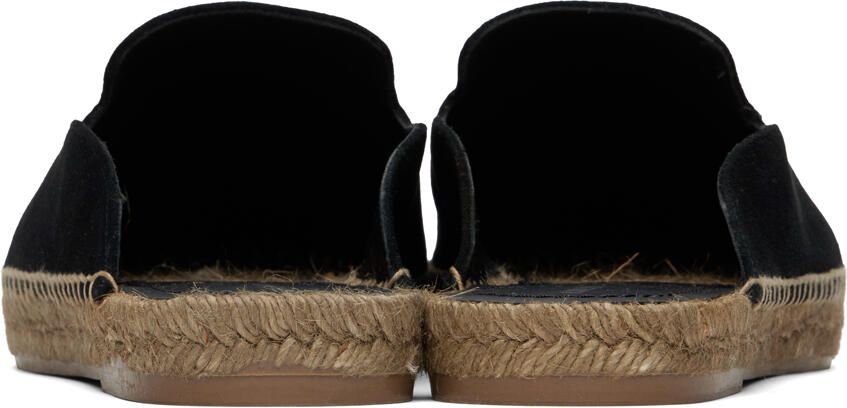 TOM FORD Black Leather Espadrilles
