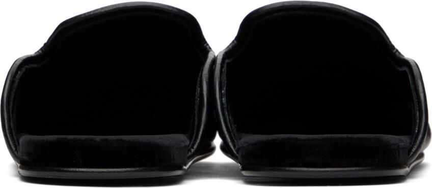 TOM FORD Black Leather Loafers