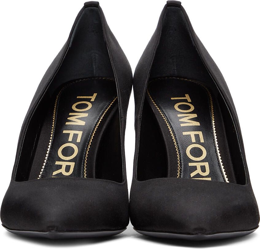 TOM FORD Black T Screw Pumps - Picture 2