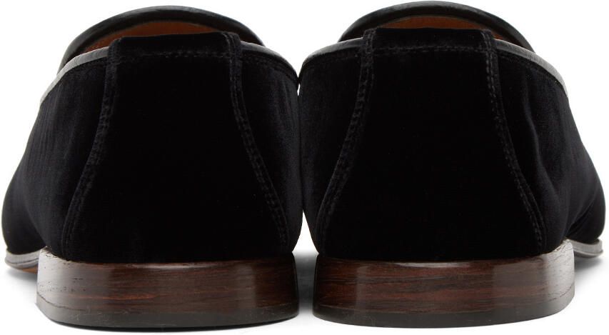 TOM FORD Black Velvet Nicolas Slippers