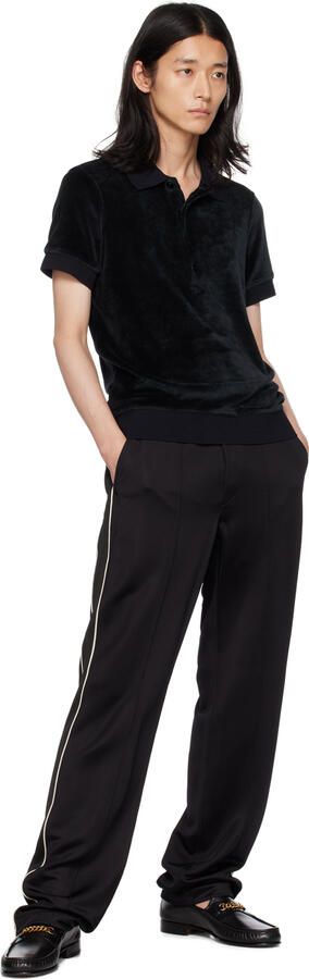 TOM FORD Black York Chain Loafers - Picture 3