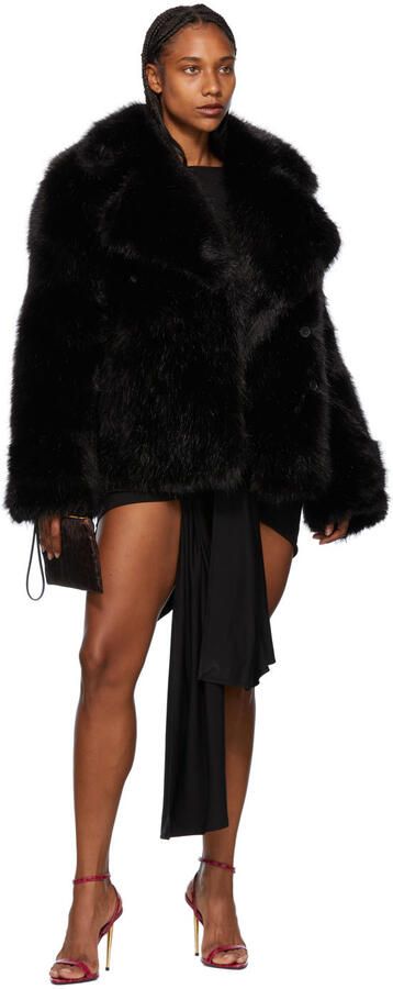 TOM FORD Burgundy Padlock Pointy Naked Heeled Sandals - Picture 4