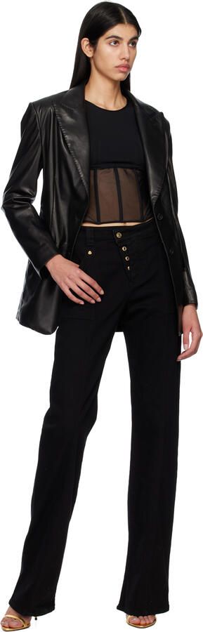 TOM FORD Gold Padlock Heeled Sandals - Picture 4