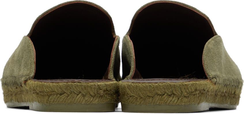 TOM FORD Khaki Suede Barnes Espadrilles