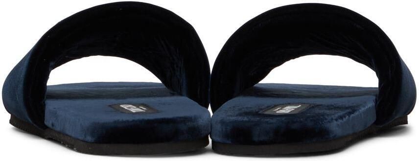 TOM FORD Navy Harrison Slides - Picture 2