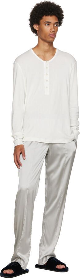 TOM FORD Navy Harrison Slides - Picture 3