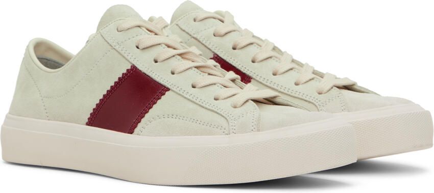 TOM FORD Off-White Cambridge Sneakers - Picture 2