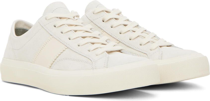 TOM FORD Off-White Cambridge Sneakers - Picture 2