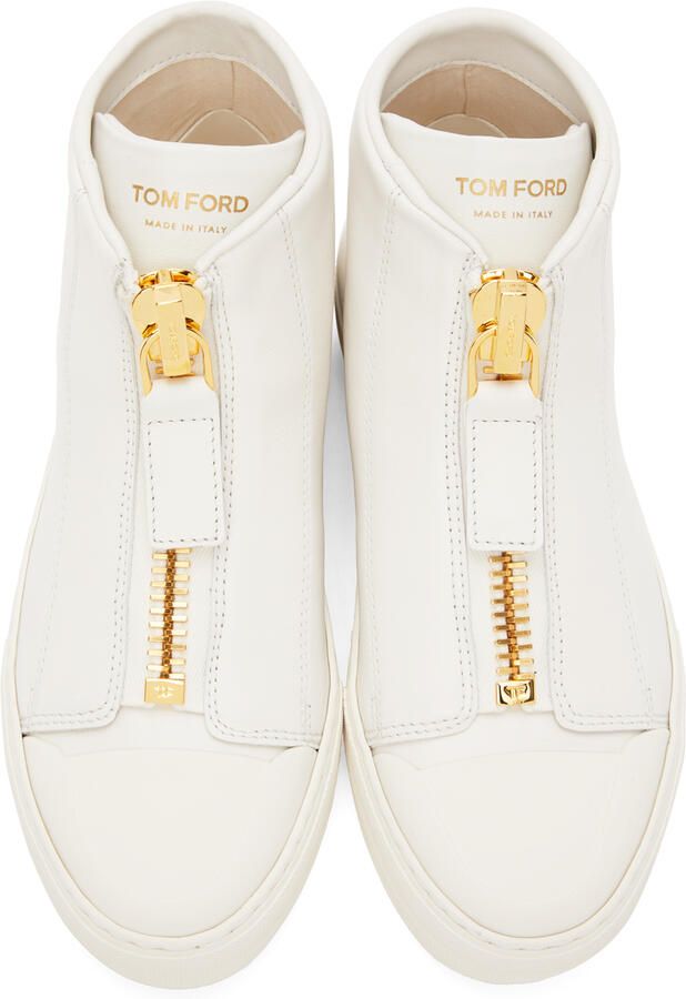 TOM FORD Off-White City Grace Sneakers - Picture 3