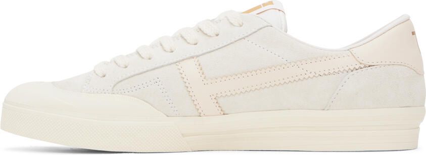 TOM FORD Off-White Jarvis Sneakers - Picture 3