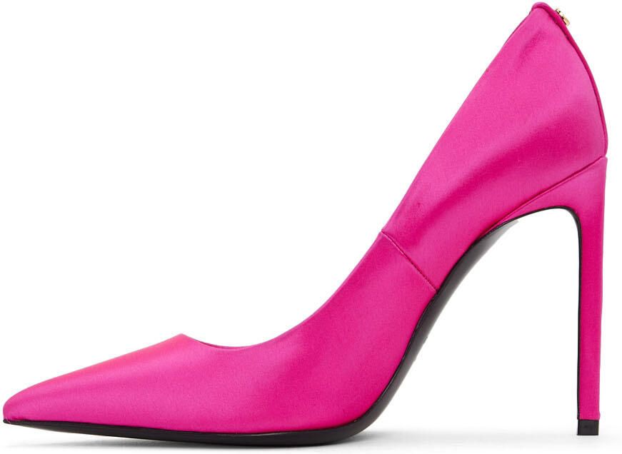 TOM FORD Pink Satin 105 Pumps - Picture 3