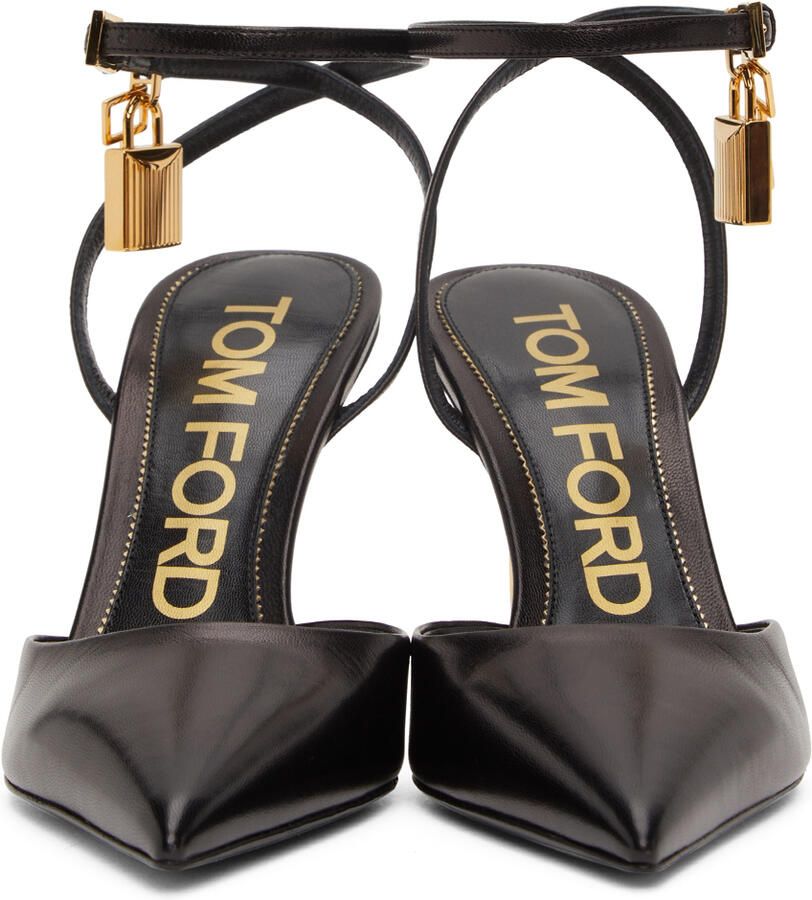 TOM FORD Shiny Kid Slingback Heels