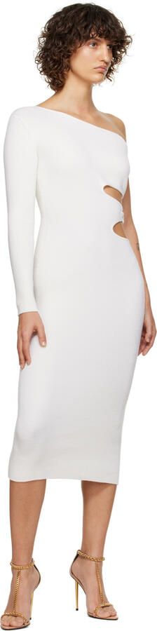 TOM FORD Tan Padlock Pointy Naked Heeled Sandals - Picture 4