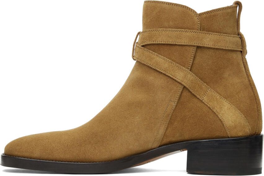 TOM FORD Tan Suede Rochester Boots - Picture 3