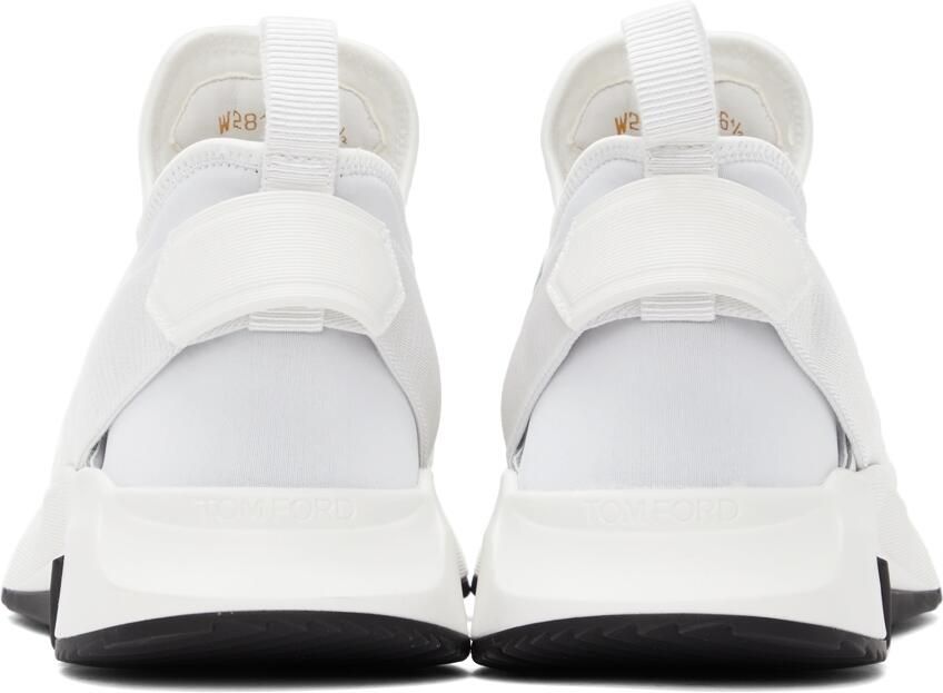 TOM FORD White Jago Sneakers - Picture 3