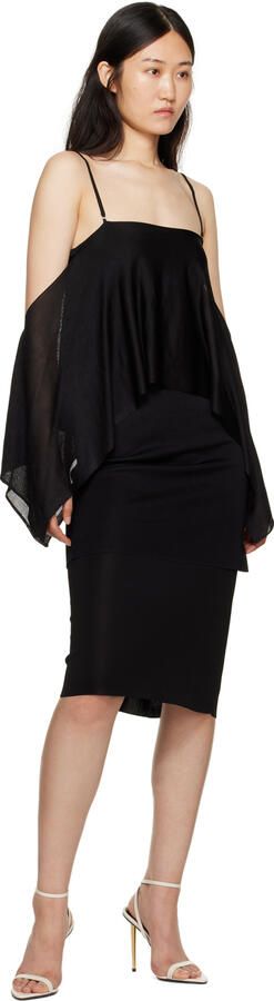 TOM FORD White Padlock Pointed Naked Heeled Sandals - Picture 8