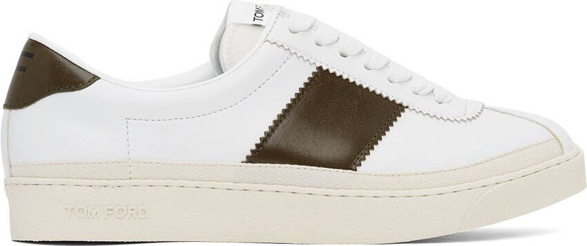 TOM FORD White Bannister Low Top Sneakers - Picture 5