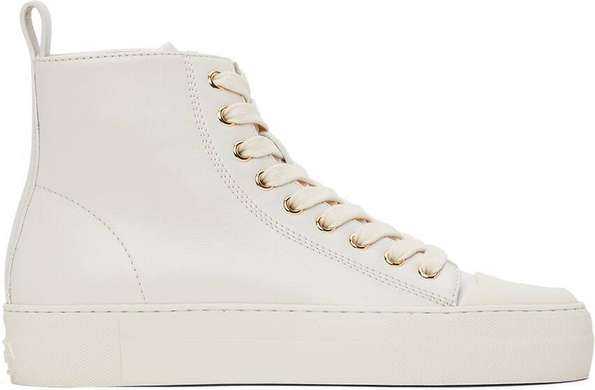 TOM FORD White City High Sneakers - Picture 5