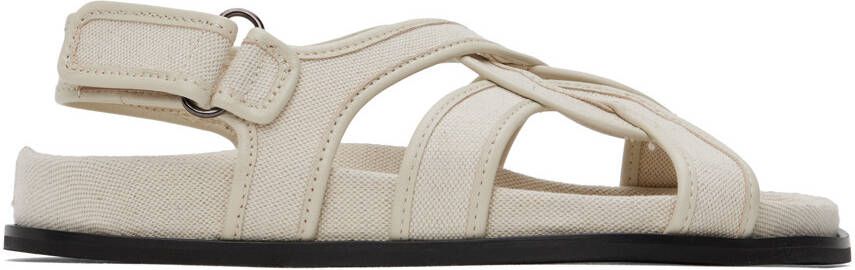 Totême Beige Chunky Sandals - Picture 5