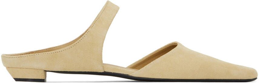 TOTEME Beige 'The Pointy' Loafers - Picture 5