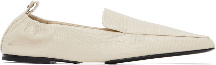 TOTEME Beige 'The Travel' Loafers - Picture 5