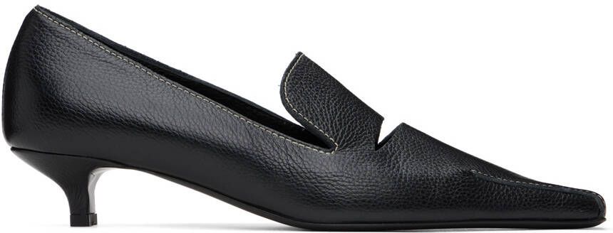 TOTEME Black 'The Cutout' Heels - Picture 5