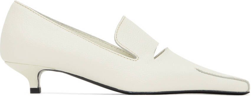 TOTEME Off-White 'The Cutout' Heels - Picture 5