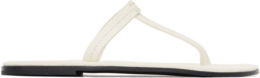 Totême Off-White 'The T-Strap' Sandals - Picture 5