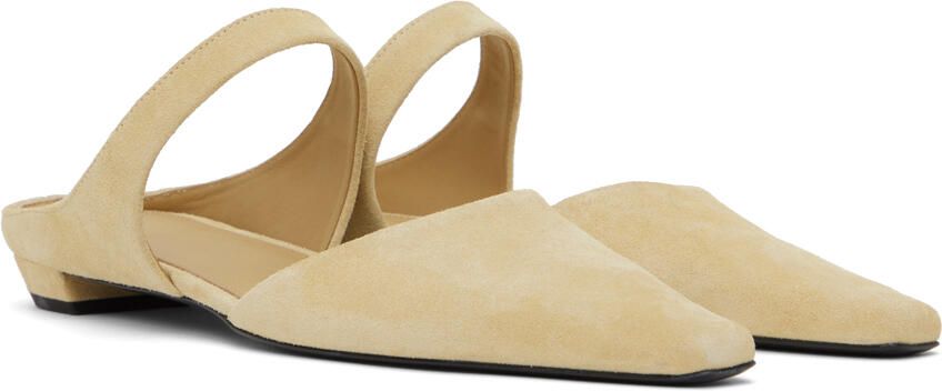 TOTEME Beige 'The Pointy' Loafers - Picture 2