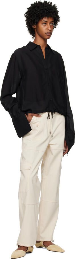 TOTEME Beige 'The Pointy' Loafers - Picture 3