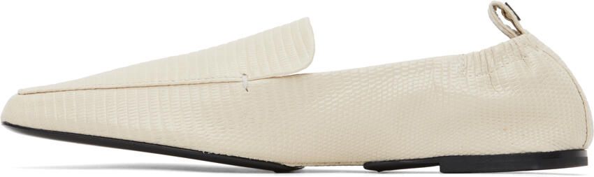 TOTEME Beige 'The Travel' Loafers - Picture 4