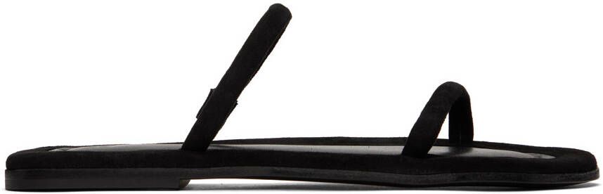 TOTEME Black 'The City Slide' Sandals - Picture 5