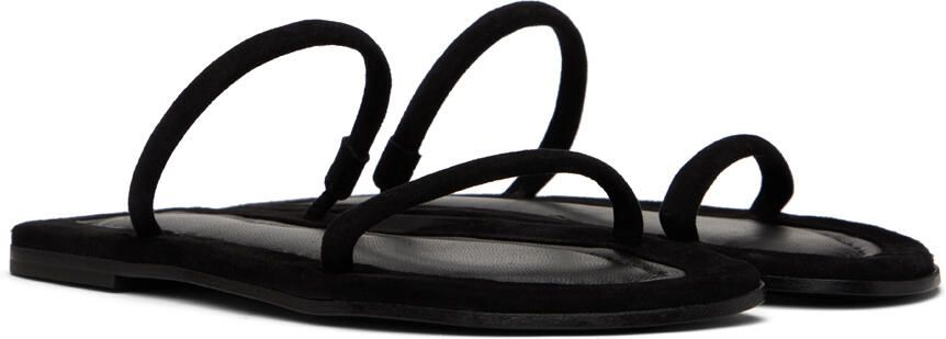 TOTEME Black 'The City Slide' Sandals - Picture 2